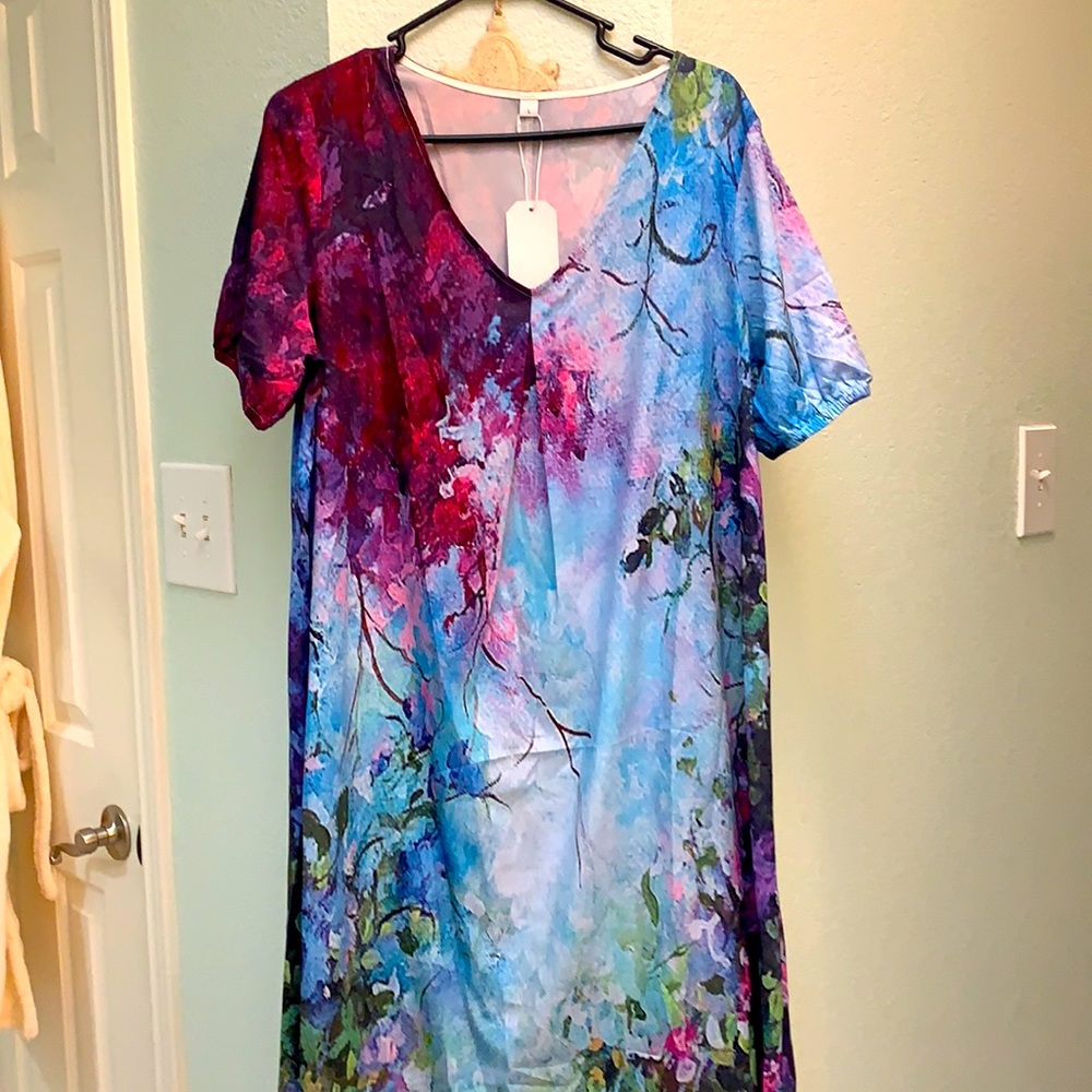 Carooa Shift multi colored dress - size Large
